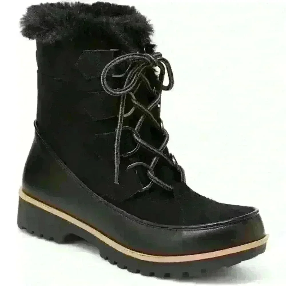 JBU by Jambu Brunswick Weather Ready‎ Mid Calf Boot Black Sz 9